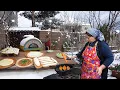 Download Lagu Cooking Qutab and Piroshki in the Snow – Village Flavors You Can't Miss!