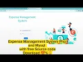 Expense Management System in PHP and MySQL with Free Source Code Download Demo