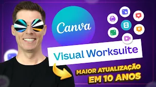 ???? MAIOR ATUALIZAÇÃO NO CANVA nos últimos 10 anos! Canva Docs, Worksuite e Mais!