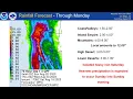 Update for TC Hilary and heavy rain and wind for Socal