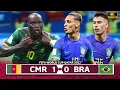 Brazil Dominated Possession… But Cameroon Had the Final Say 😳⚡