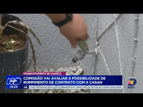 Comissão avalia possibilidade de rompimento de contrato com a Casan em Chapecó
