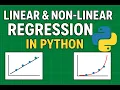 Linear Non-Linear Regression in Python Compare with Excel Solver Tutorial with Examples Part B