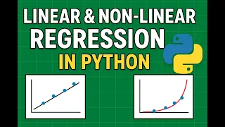 Linear Non-Linear Regression in Python Compare with Excel Solver Tutorial with Examples Part B