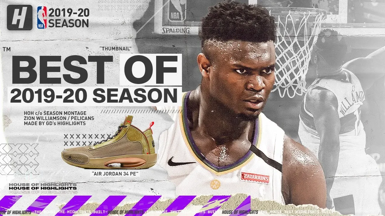 Zion Williamson BEST Pelicans Highlights from 2019-20 NBA Season! EPIC DUNKS!