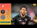 Messi Unstoppable Show - Inter Miami vs New York City 5-0 All Goals \u0026 Highlights 2025 HD