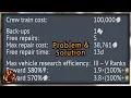 The Repair Cost Problem in War Thunder Solutions