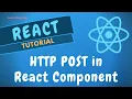 42 Send Http Post Request using Axios in React Functional Components - ReactJS