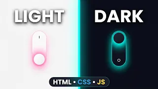 Build a Premium Dark Mode Toggle with HTML CSS JavaScript Smooth Animation