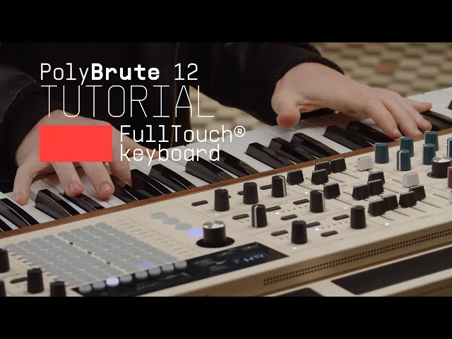 Tutorials | PolyBrute 12 - FullTouch® Keyboard