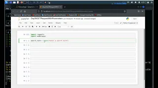 Day 35 Parameters in GET Requests in Python - Day 35 of 100 Days of Code