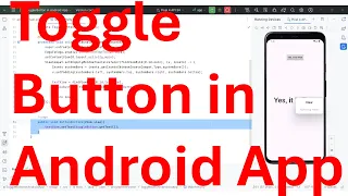 How to use Toggle button in Android app layout