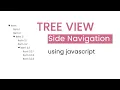 Tree View for Side Navigation using Javascript csPoint web designing tutorials