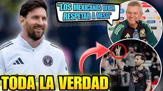 🚨 TÉCNICO de MÉXICO defiende a MESSI 🤩 Se CONFIRMA por que LEO le respondió a hinchas mexicanos ✅️