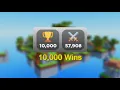 Reaching 10 000 Wins in Roblox SkyWars