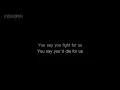 Eyes Wide Open - New World Order [Lyrics in Video]