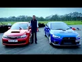 Mitsubishi Evo vs Subaru Impreza Top Gear