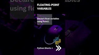 Floating-Point Variables Python Shorts 04 Deepak Radhakrishnan