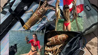 GIRLS Go DIVING! Florida Keys LOBSTER Mini Season! Do We Get OUR LIMIT? S4:E7