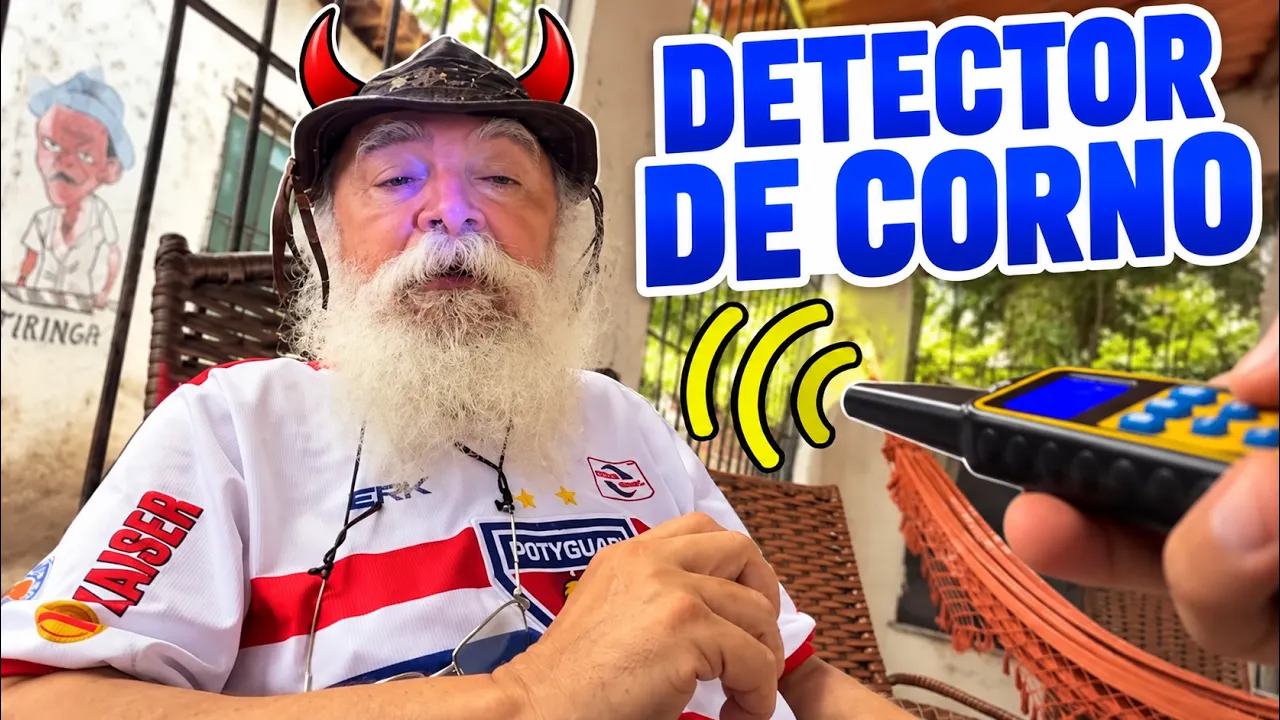 MANETIKIN PASSOU O DETECTOR DE CORNO EM LUIZ DO SOM | LUIZ DO SOM