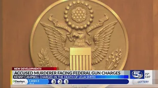 Accused murderer pleads guilty to federal gun charges