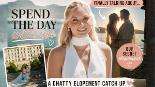 Spend The Day With Me Finally Talking About Our Secret Elopement Emily Wilson Fashion