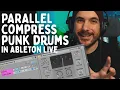 PARALLEL COMPRESSION on ROCK DRUMS in ABLETON LIVE