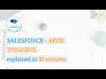 Triggers in Salesforce Triggers in Apex Trigger Context Variables How to write triggers