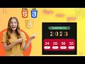 New Year Countdown Countdown to 2023 Using HTML CSS and JavaScript