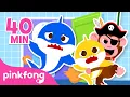 Lagu Kumpulan Series Kartun Petak Umpet bersama Bayi Hiu | Film Anime Anak | Pinkfong Baby Shark