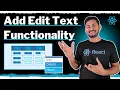 Edit Functionality in React The Complete React Course Ep 39