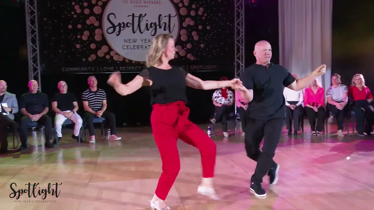 Spotlight New Year's Celebration 2023 Masters Open Jack & Jill - Michael Caro & Miranda Lam