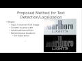 Text Detection Localization and Recognition in a Natural Scene