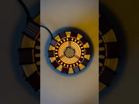 3D printed Arc Reactor lamp