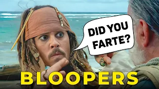 johnny depp bloopers gag reel outtakes compilation pirates of the caribbean the lone ranger