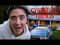I SLEPT at the STRANGER THINGS house THE BYERS HOUSE VLOG