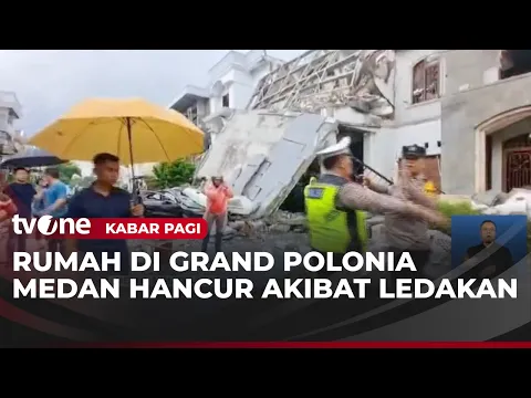 Rumah Mewah di Medan Hancur Akibat Ledakan