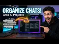 How to organize your chat by making Project on Grok AI
