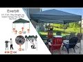 Everbilt 8ft x 8ft Instant Canopy pop up Tent Sto-N-Go How to set up a perfect Canopy pop up Tent