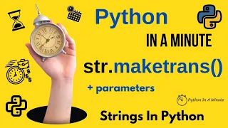 str maketrans x y z - Create a Translation Table for Python Strings