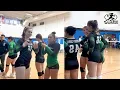 Volleyball Girls Celebration Warm Up