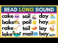 LEARN TO READ LONG SOUND A with SENTENCES PHONICS ALPHABETS BEGINNERS