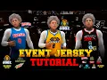 HOW TO MAKE OLD EVENT JERSEY IN PRO AM BEST PRO AM JERSEY NBA2K24 GOLD RUSH JERSEY