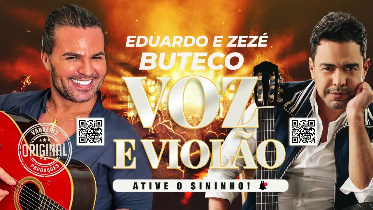 Voz e Violão Eduardo Costa e Zezé Di Camargo no Buteco 2022 - eduardo costa - boteco 2022