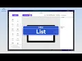 M5UI Basic Tutorial LVGL List