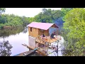 Download Lagu bermalam di rumah terapung - bersama istri berburu ikan lais, di guyur hujan