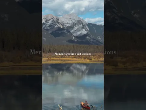 The Sound of Silence: A Canoe Trip That Heals #shorts #relaxing #nature