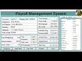 Overview of Advanced Payroll Management Systems Created with MS Access Database in Visual Basic Net