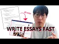 3 Steps to Write Essays Faster and Procrastinate Less By a Published Author