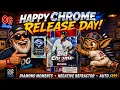 2026 Topps Chrome Hobby Box Launch Day Rip Diamond Moments Negative Refractor Auto 499
